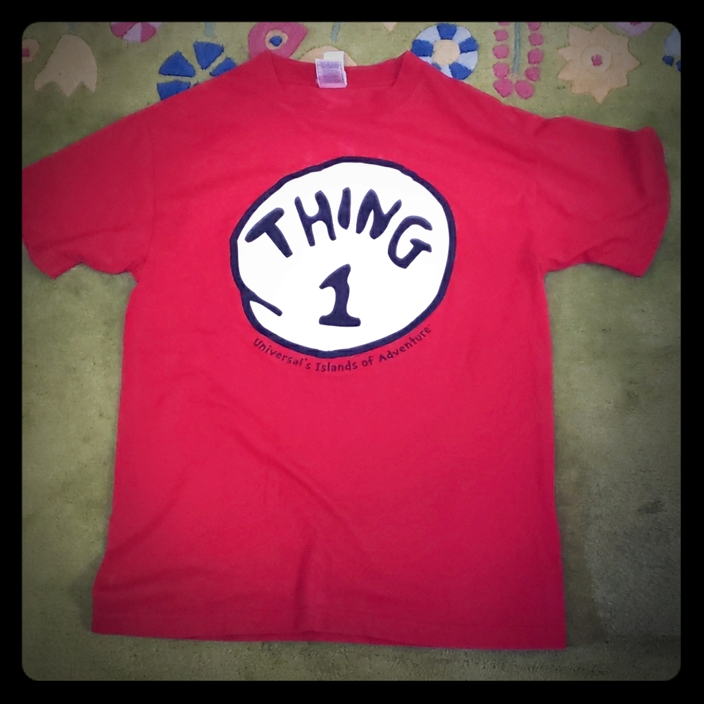 Universal's Island of Adventures Thing 1 shirt